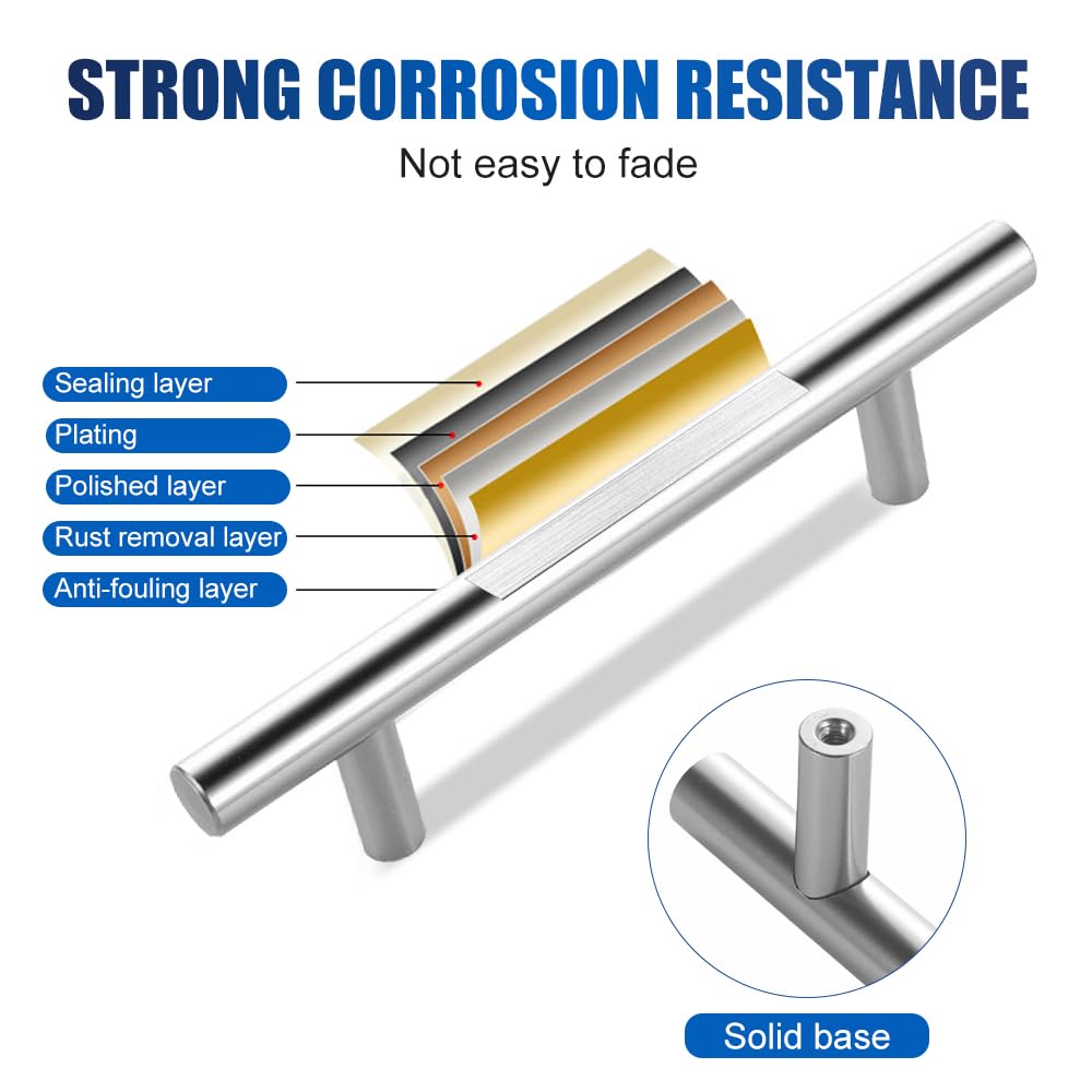 Maniglie Per Mobili 15 Pezzi - Acciaio Inox Argento 128 Mm - Per Cucina, Camera E Cassetti - Foto 9