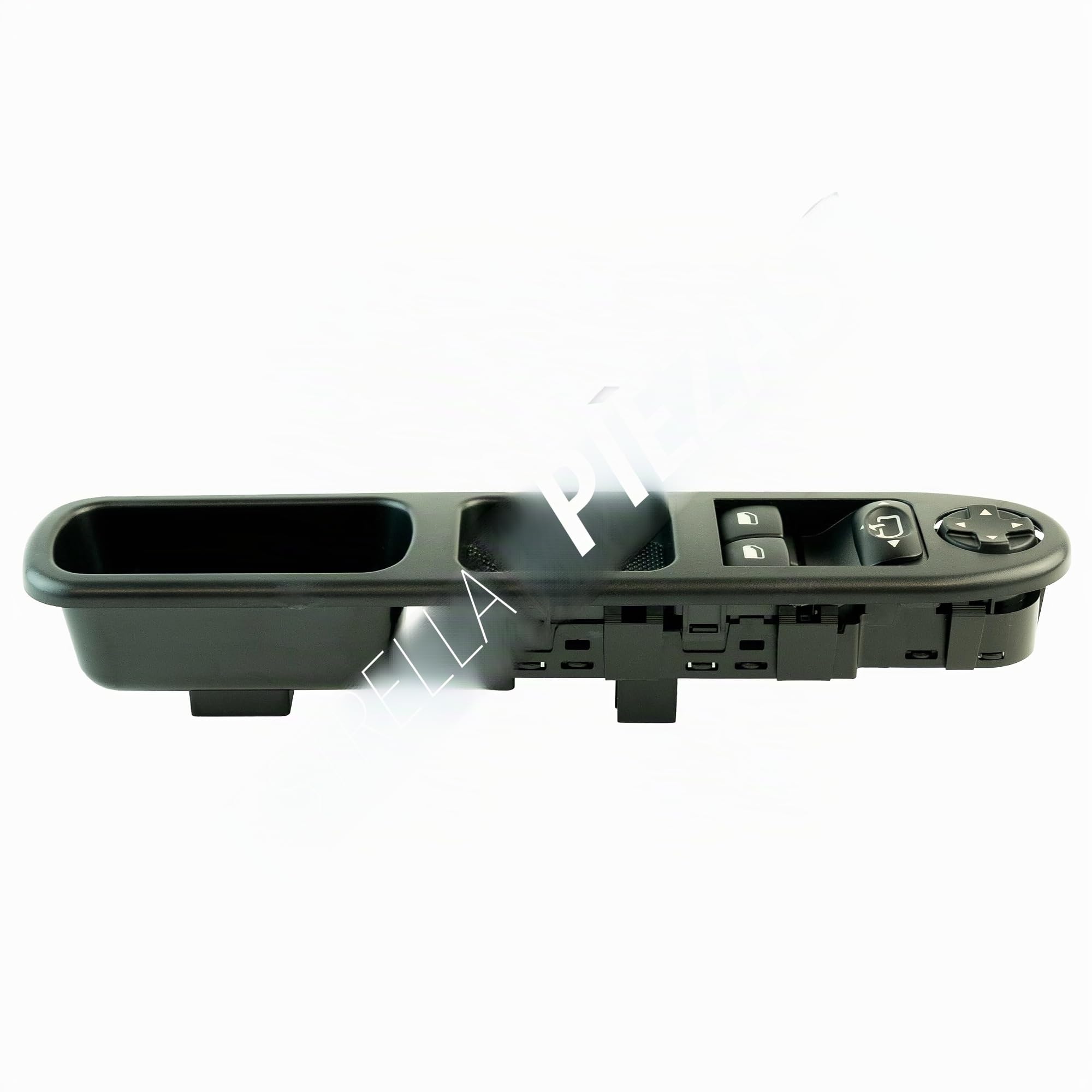Botonera elevalunas compatible para Peugeot 207 (2006-2014) mando elevalunas delantero izquierdo (conductor) CON retrovisores abatibles | 6554QA | 9654859677