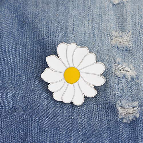 Cute Daisy Flower Enamel Brooch Badges Brooches Lapel Pins Sweet Adorable Quality and Practical2