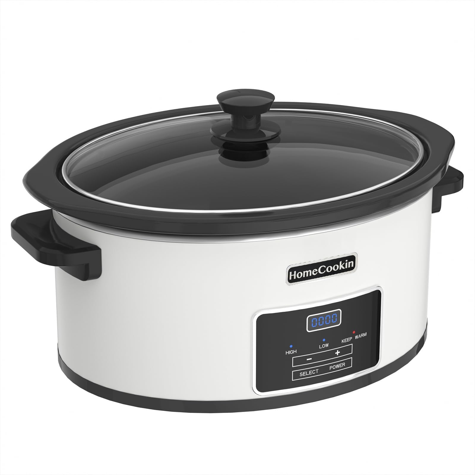 HOMECOOKIN 8-Quart Programmable Slow Cooker