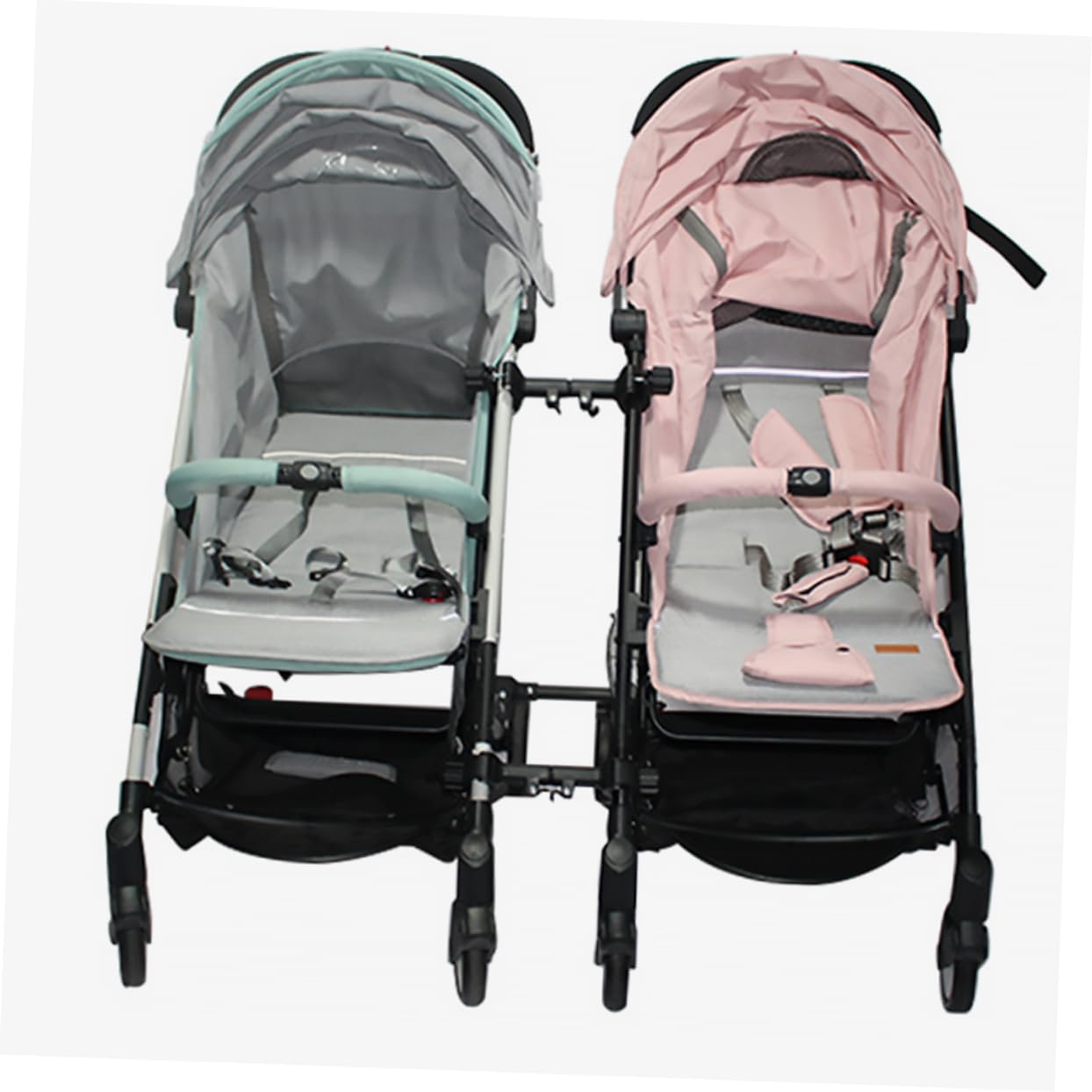 FRCOLOR 1Set Adjustable Twin Stroller Connector Detachable Accessories for Strollers for Outings Parks and Walks Compatible with Umbrella and Some High Landscape