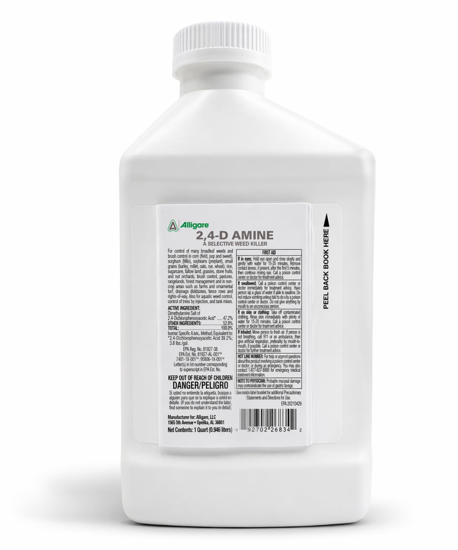 ALLIGARE 2,4-D Amine Weed Killer