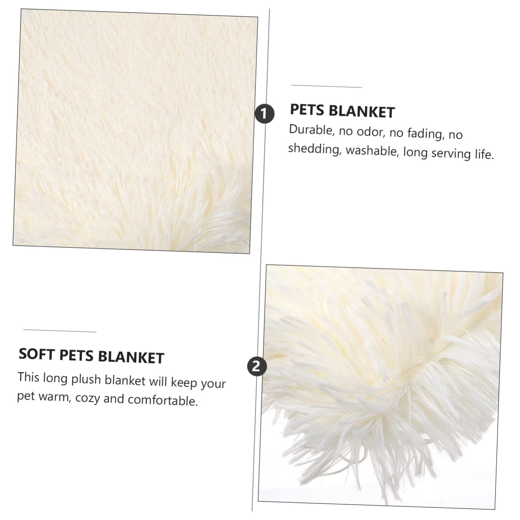 VICASKY Dog Bed Blanket Warm Blanket Plush Dog Couch Bed Waterproof Easy to Clean for Indoor Outdoor Use