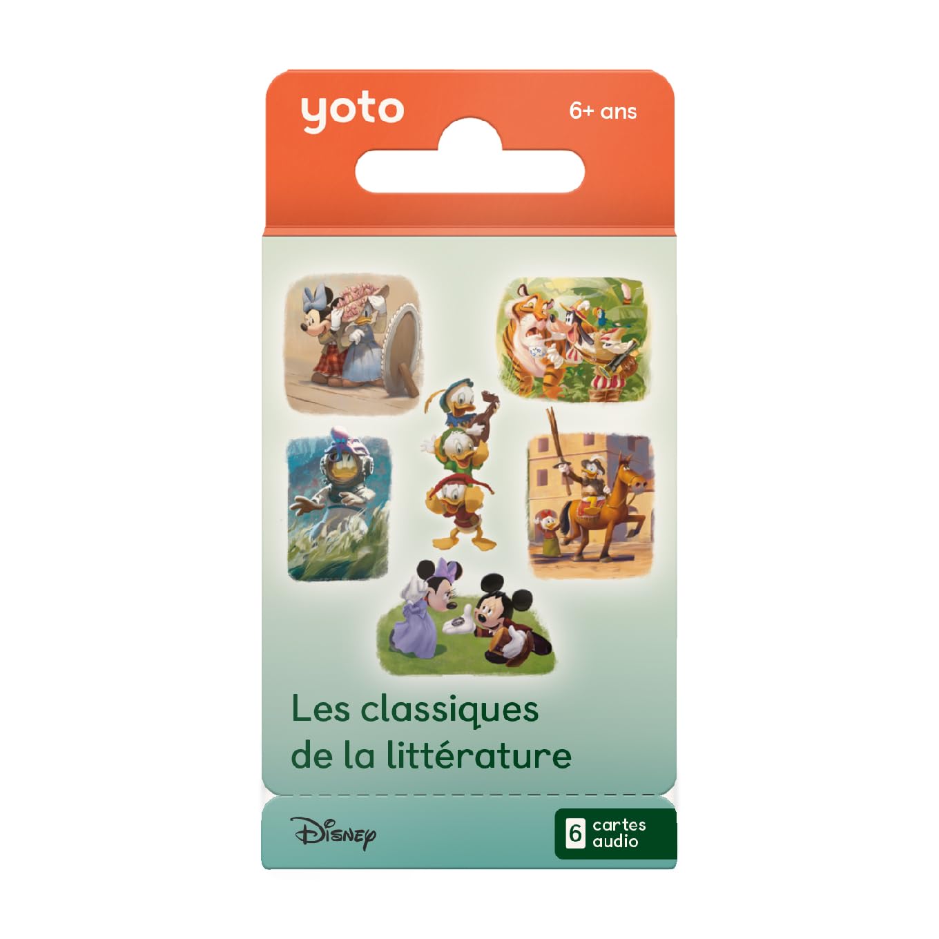 Yoto - Pack Disney : Les Classiques de la Littérature - Livres Audio pour Enfant en français à écouter sur conteuse et boîte à Histoires Player et Mini, Premiers Romans 6-12 Ans