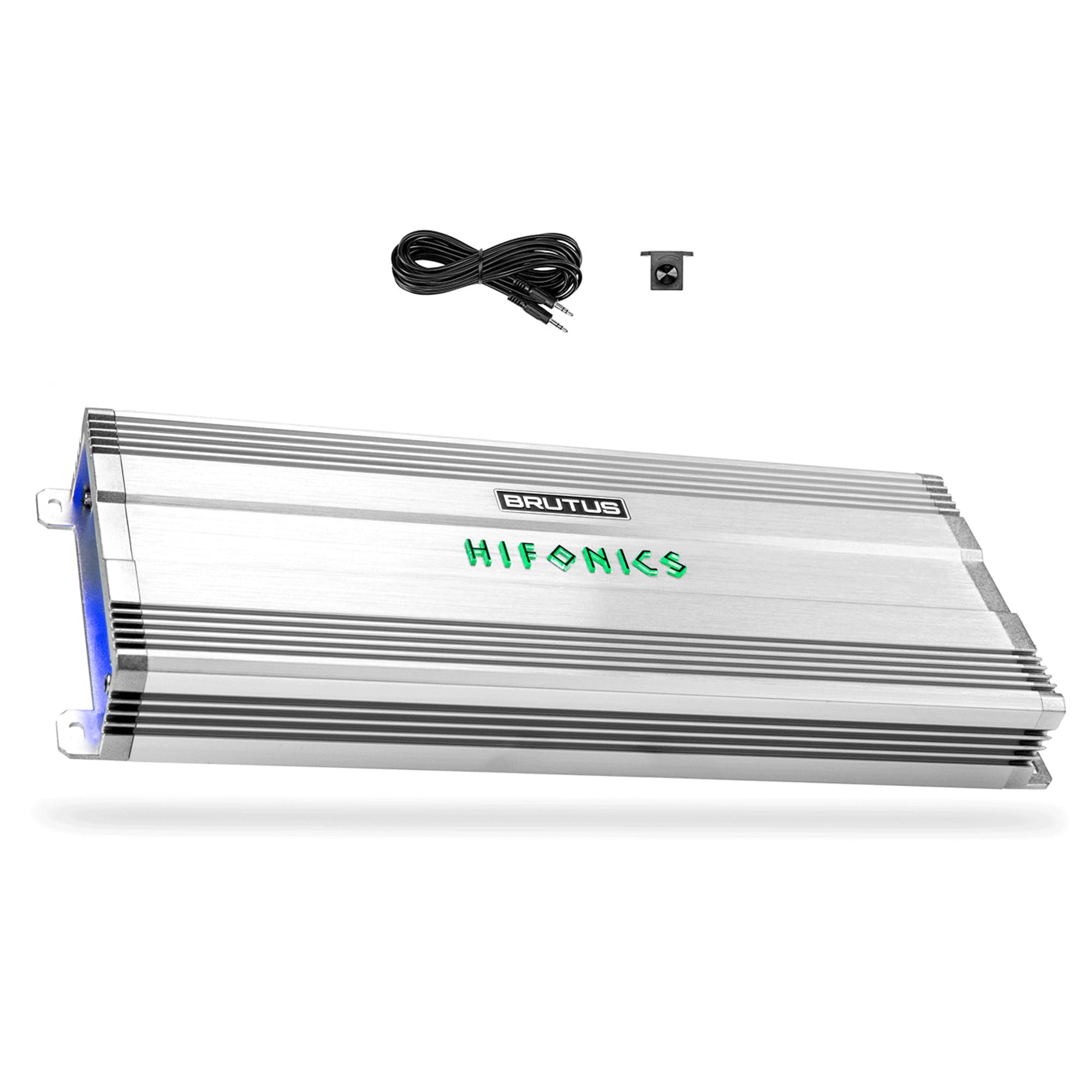 Hifonics Brutus BG 3000 Watt Class D Monoblock Amplifier with Built-in UV Meter, Dual Toroidal Transformer PWM Power Supply and Shielded Inductors