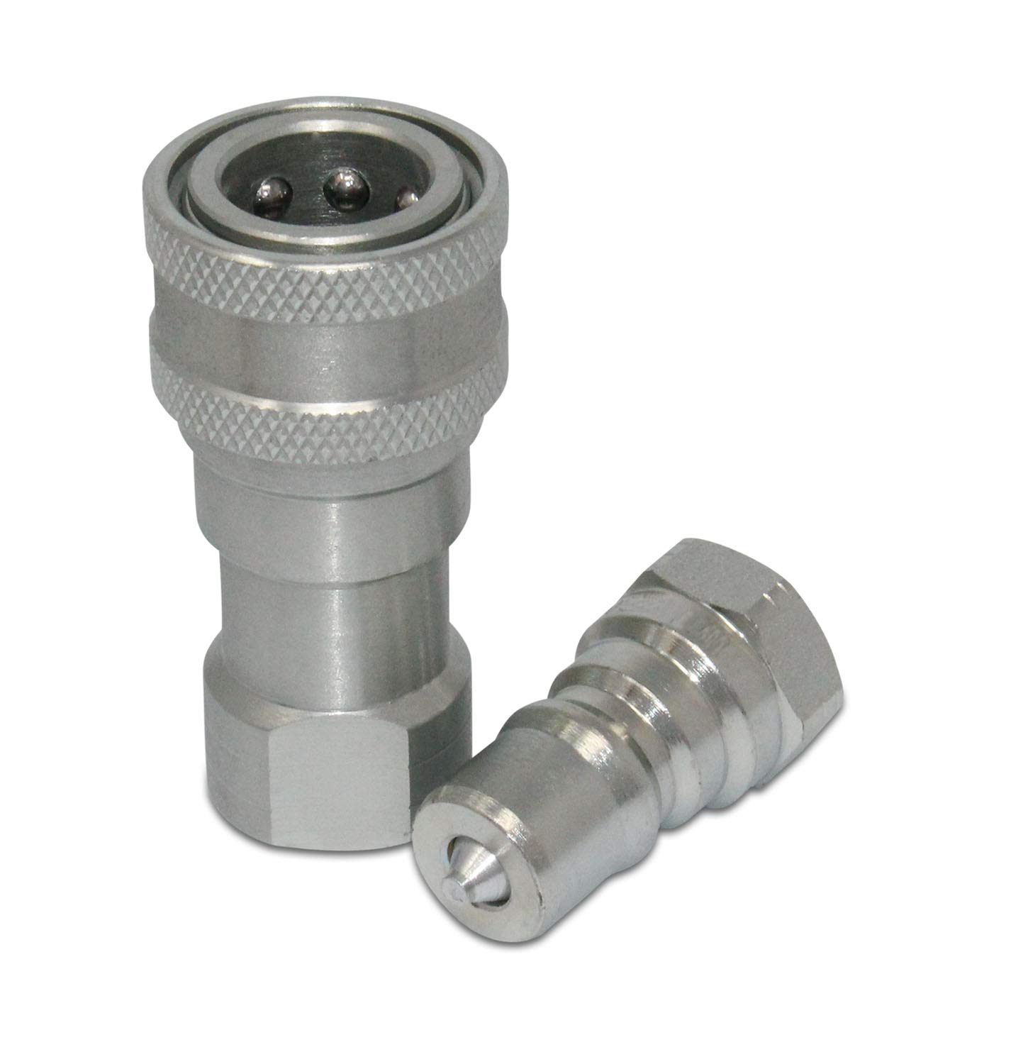 Amazoncom Kubota 7j612-66323 K2581-66220 Replacement Hydraulic Quick Coupler Set 14 Npt Automotive