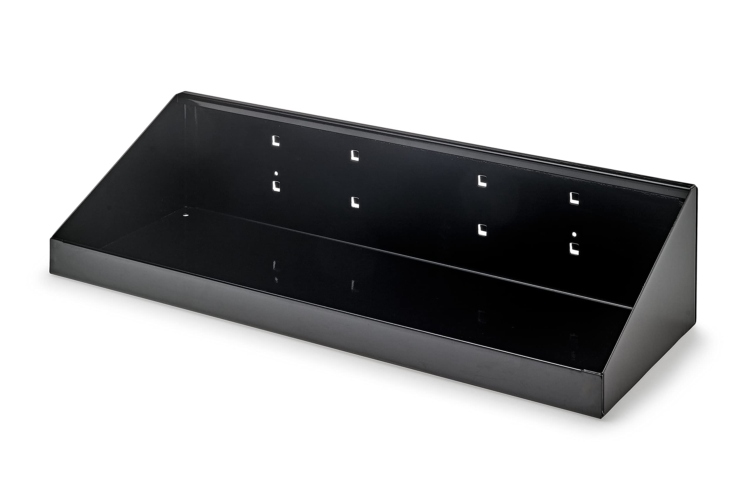 Triton18 In. W x 6-1/2 In. Deep Black Epoxy Powder Coated Steel Shelf for LocBoard