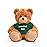 Plushland Teddy Bear 11 Inch, Stuffed Animal Personalized Gift - Great Present for Mothers Day, Valentine, Graduation, Birthday,Anniversary, get Well,Christmas (Mocha Bear, Forest Green)
