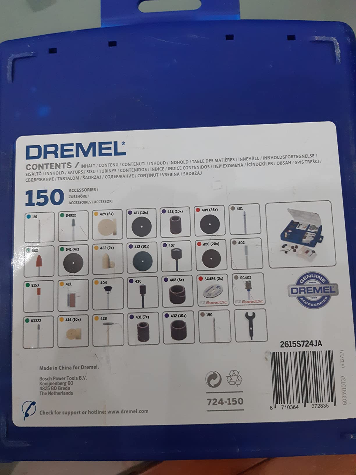 Set Accessori Dremel 150 Pezzi - Per Intaglio, Taglio, Lucidatura E Levigatura - Foto 9