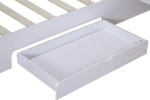 Miniatura 9 de Cama de plataforma de tamaño Queen con cabecero y cajones, marco de cama de plataforma de madera maciza con estantes, puertos USB y enchufes, marco