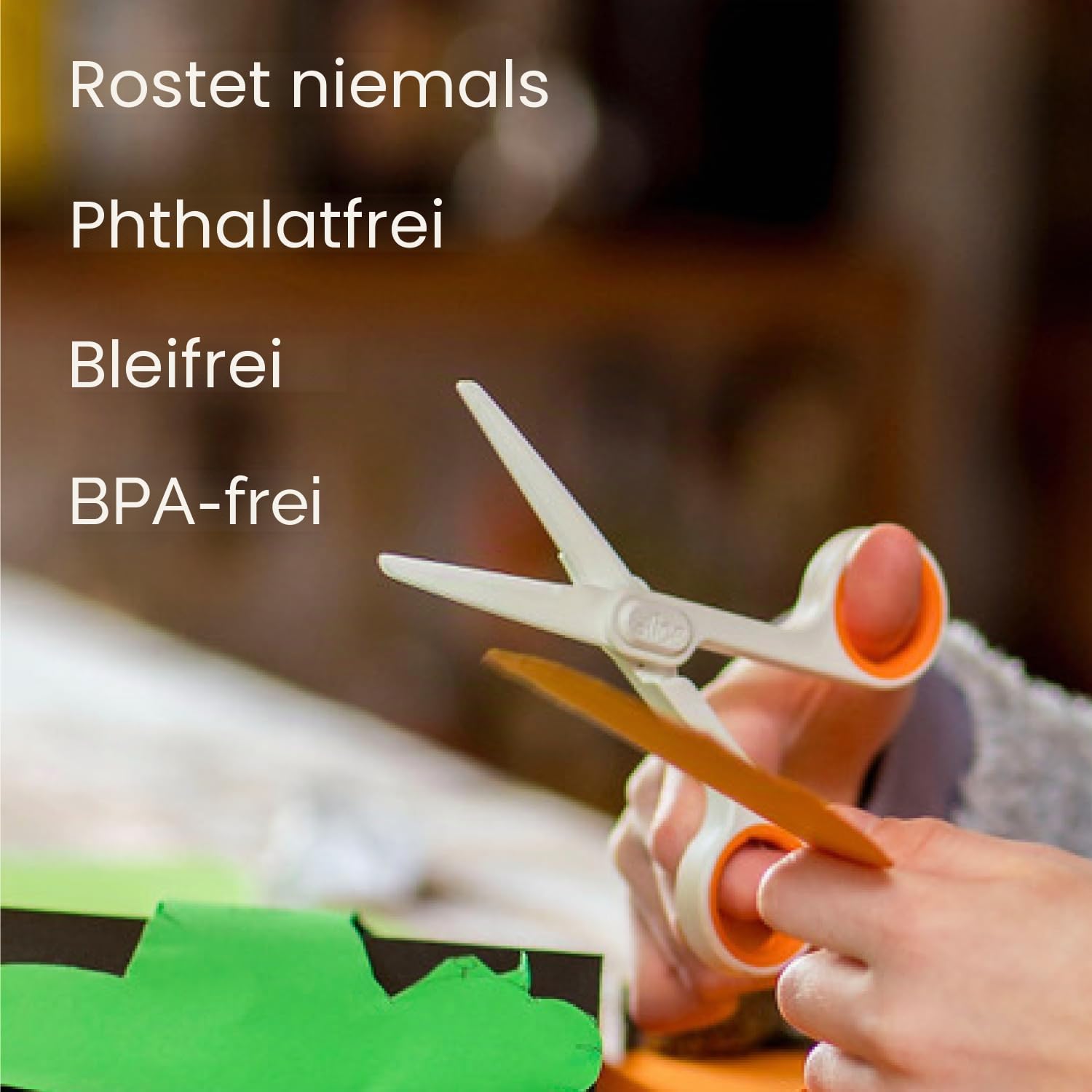 Slice 10544 | Keramikschere beidhändig nutzbar | Extrem Scharf durch unser patentiertes Schleifverfahren | Frei von BPA, Phthalaten oder Blei
