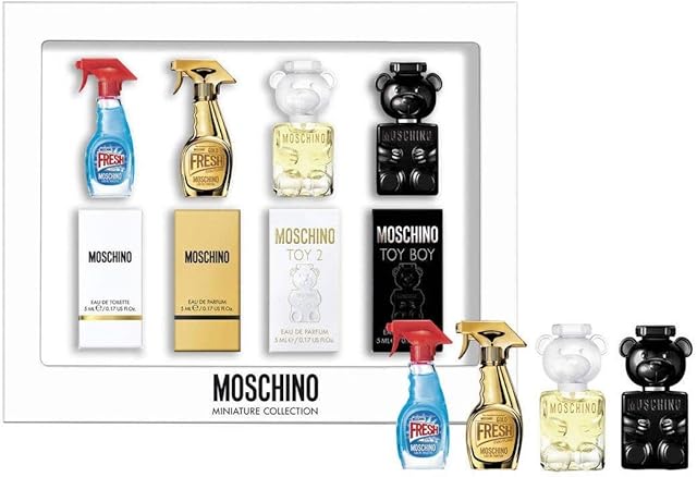 Zestaw upominkowy Toy Boy Eau de Parfum 5 ml + Toy 2 Eau de Parfum 5 ml + Gold Fresh Couture Eau de Parfum 5 ml + Fresh Couture Eau de Toilette 5 ml 1 szt.