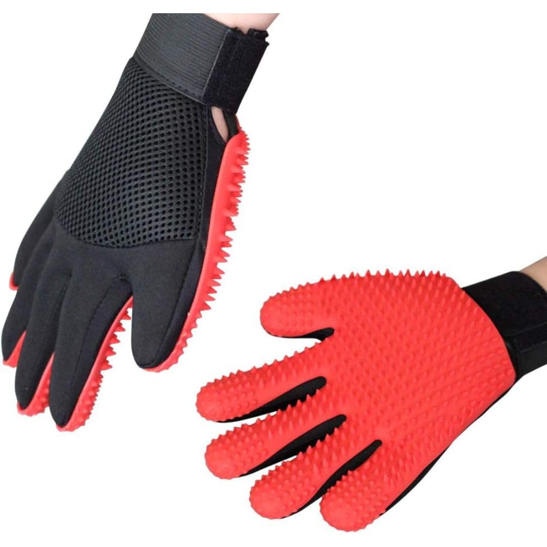Pet Grooming Glove, Pet Brush Glove, Deshedding Brush Glove, Pet Hair Remover Brush - Image 2