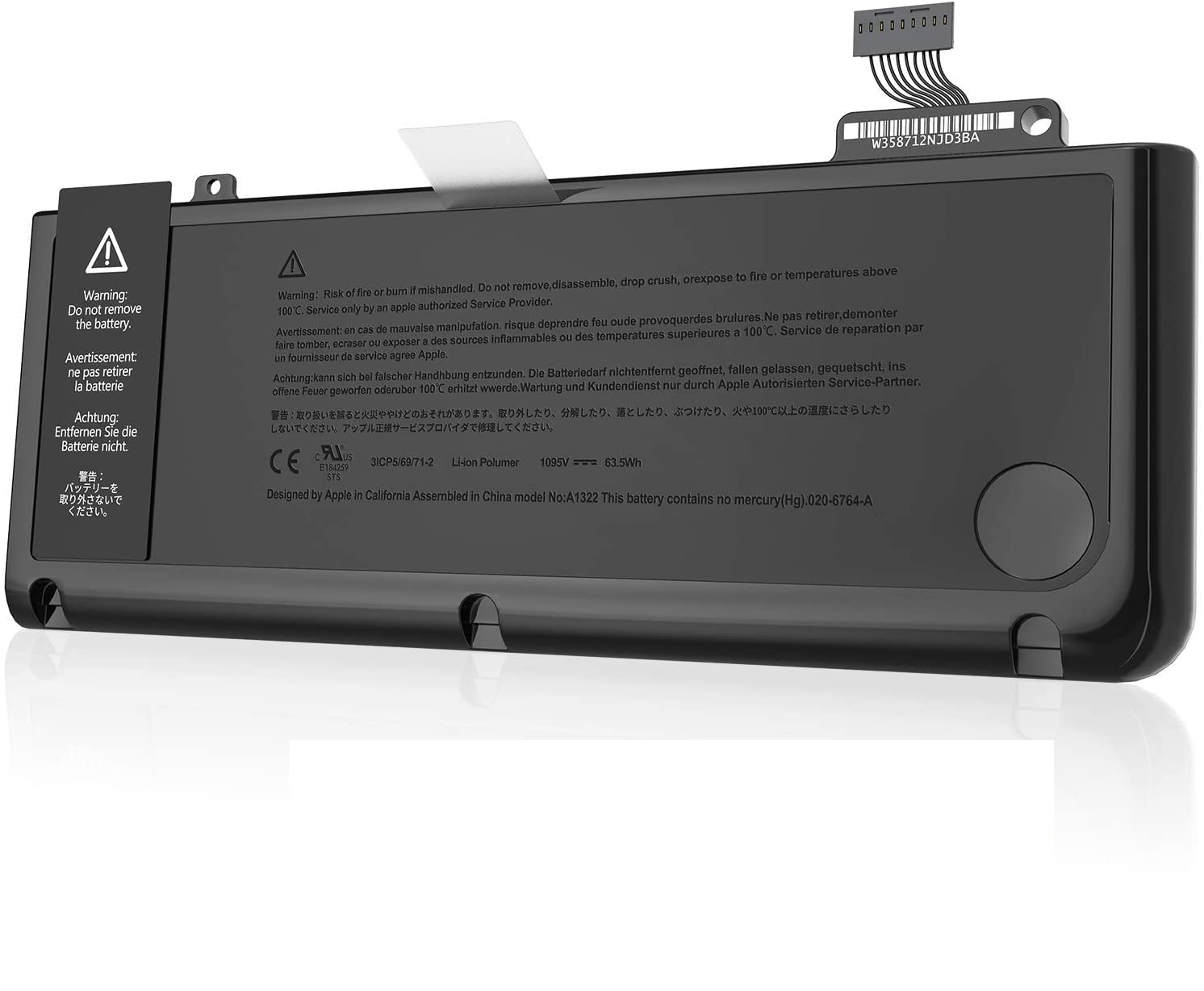 WISTAR A1278 A1322 Battery for MacBook Pro 13 Inch 2009 2010 2011 2012 Version