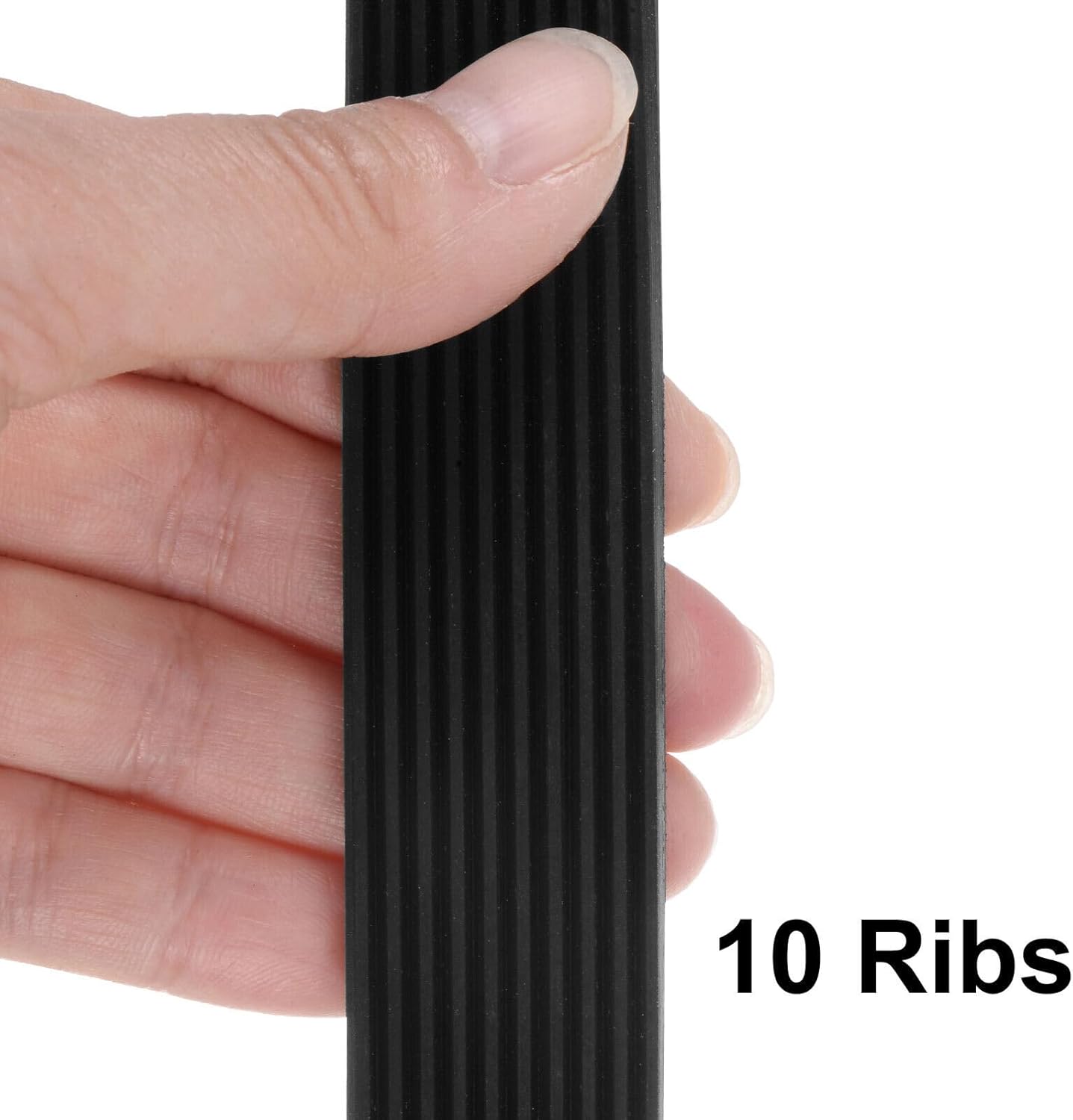 Toolparts And Accessories 2pcs 350J10 PJ V-Ribbed Belt 10 Ribs 35" Length X 0.92" Width X 0.14" Height (#CN#130824-08814)