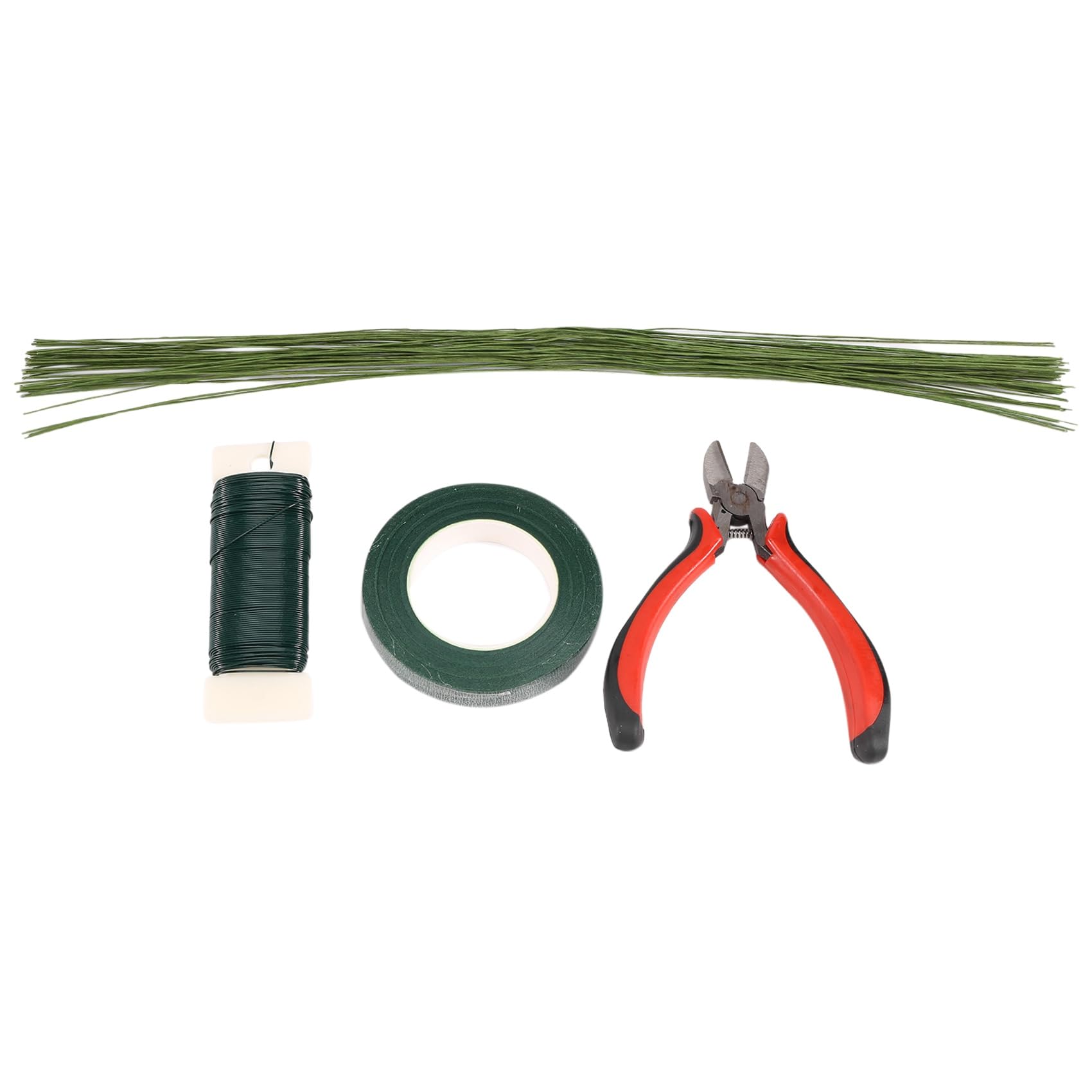 Littimoon Floral Arrangement Tool Kit Floral Tape Stem Wrap Green Stem Wire Floral Wire for Bouquet Stem Wrap Florist