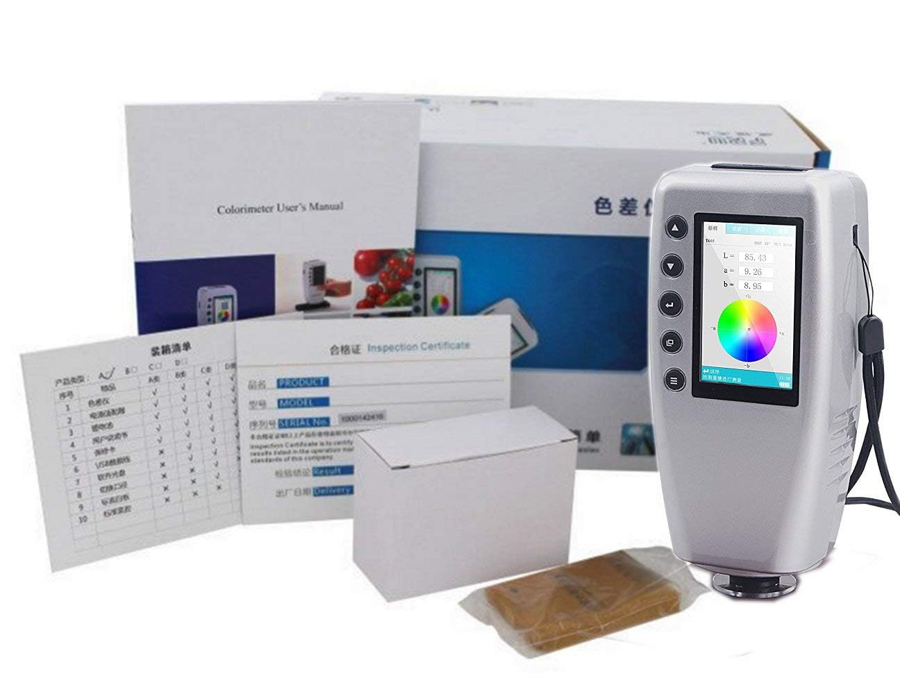 Portable Colorimeter Chroma Meter with φ8mm Measuring Aperture CIELAB Display Mode