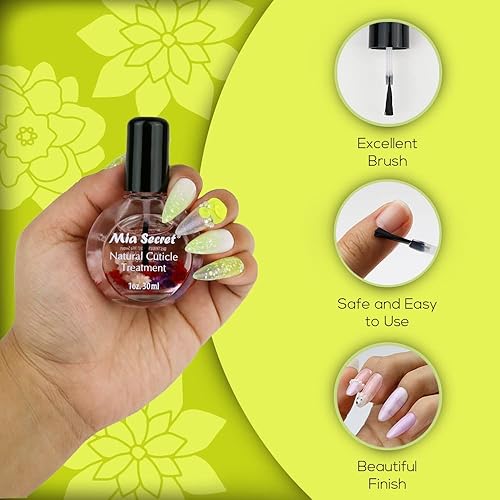 Miniatura 3 de Mia Secret Aceites perfumados para cutículas fabricados en Estados Unidos, 6 variedades de aroma (lila, 1 oz.)