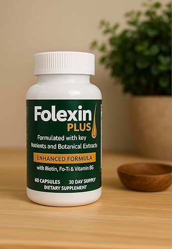 Miniatura 4 de NewFolexin Plus - Suplemento de apoyo para el cabello para mujeres y hombres  60 cápsulas  Contiene biotina, vitamina B6 y extractos naturales