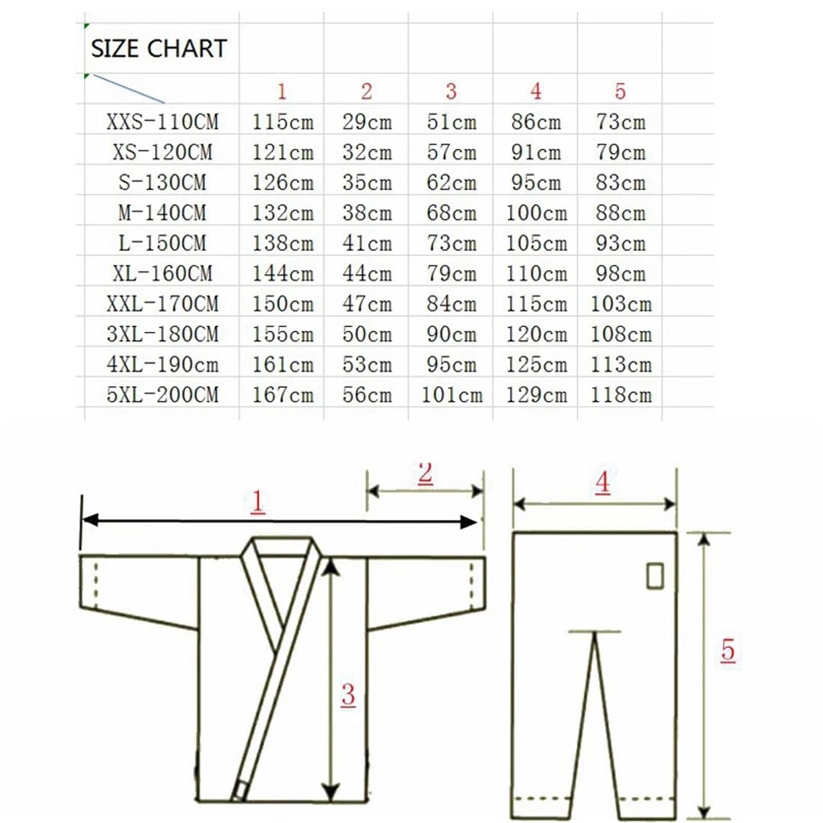 Judogi Tute da Karate Tute da Judo Peso Medio Karate GI Uniforme for Arti Marziali di Peso Medio Cotone, Cintura Bianca Inclusa für Training und Wettkämpfe