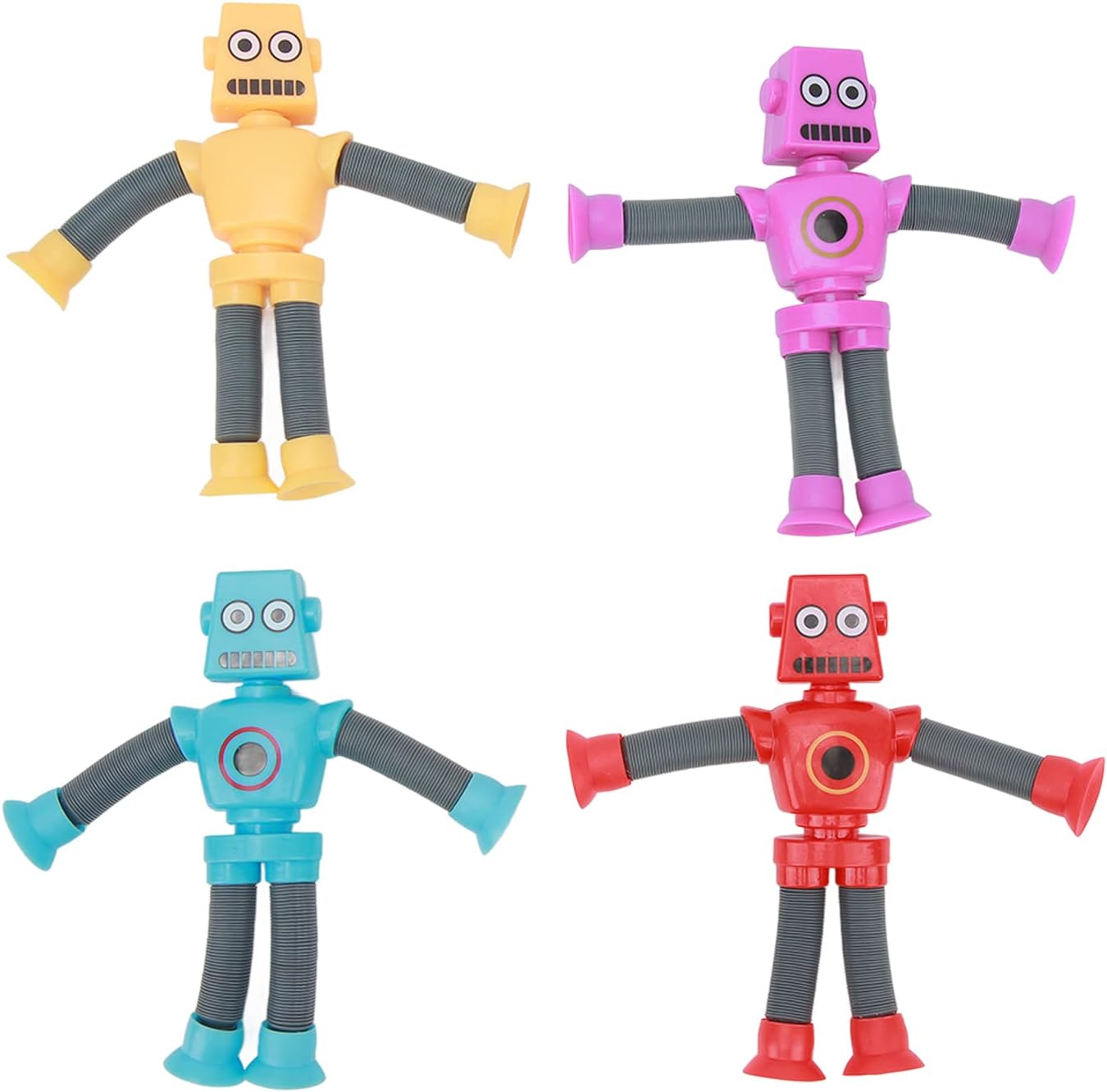 Telescopic Suction Cup Robots Toy High Grade Material