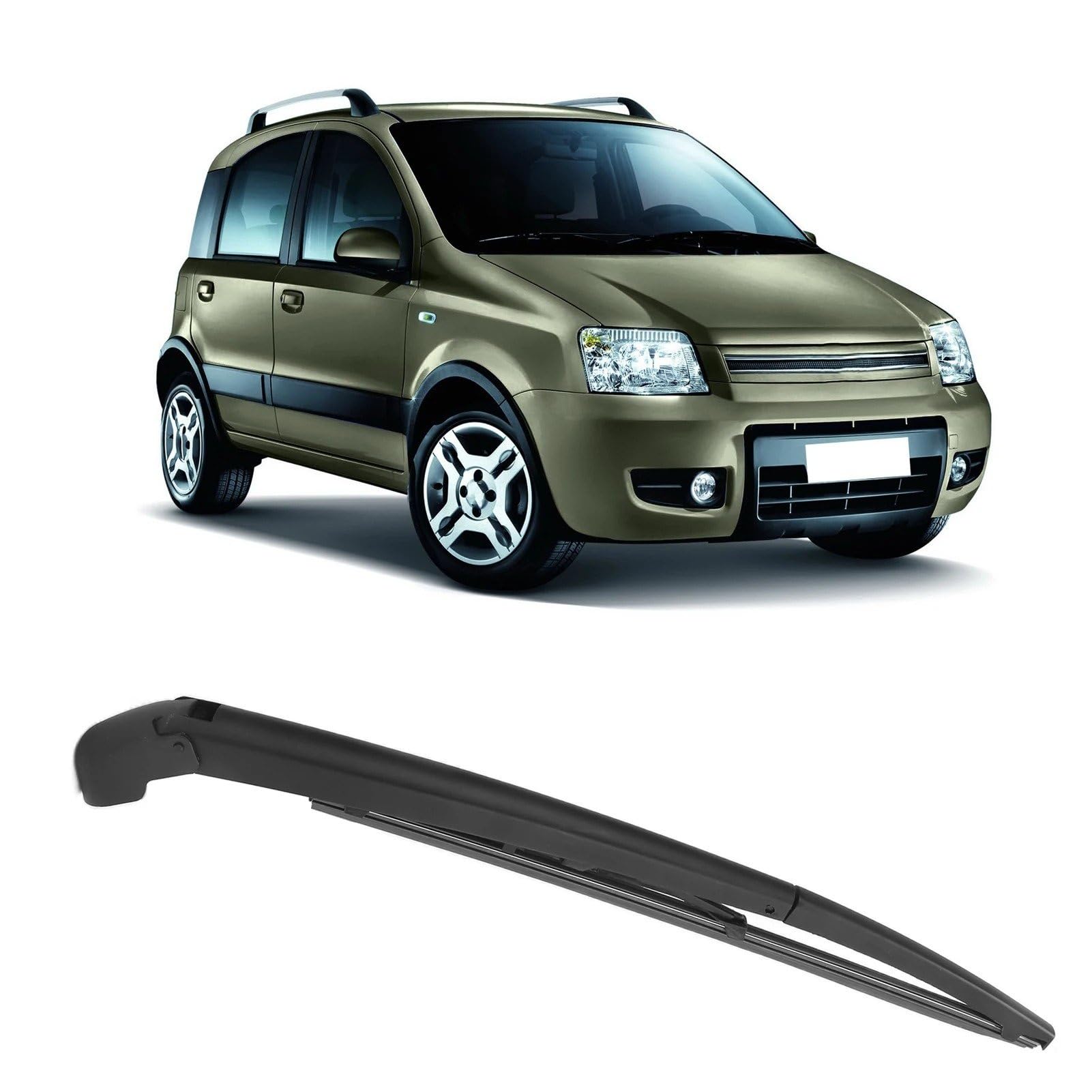 Kit Braccio E Spazzola Tergicristallo Posteriore per Fiat per Panda 169 2003-2012