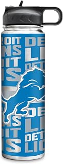 Rico Industries NFL Football Stainless Steel Tumbler with Lid - Great For Coffee, Tea, Water or Cocktails