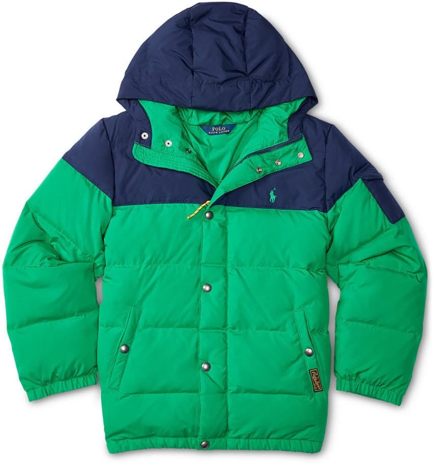 Polo Ralph Lauren Two Toned Quilted Down Coat Jacket Boys (3 3T)