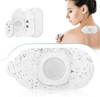 Wireless Tens Unit Muscle Stimulator with Remote, Electronic Stimulator Tens Massager for Back Pain Relief, and Shoulder, Waist, Back, Neck, Arm, Leg, Foot Pain Relief(BLK+Gry)