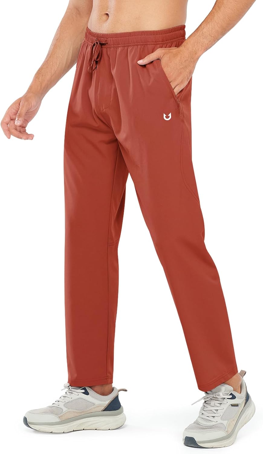 NORTHYARD Men's Athletic Pants Running Workout Joggers Lightweight Gym Jogging Track Casual Sweatpants with Zipper Pockets