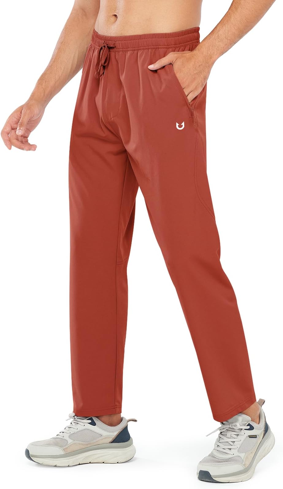 NORTHYARD Men's Athletic Pants Running Workout Joggers Lightweight Gym Jogging Track Casual Sweatpants with Zipper Pockets