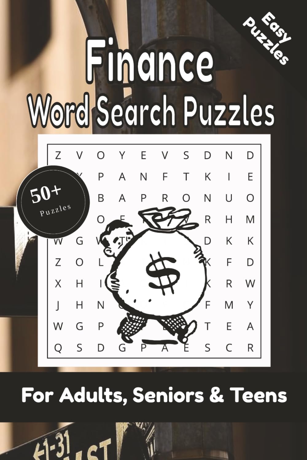 Finance Word Search Puzzle: 50+ Puzzles Word Search Easy to Read about Finance and More | 6x9 inches, 110 pages | Gift for Finance & Economics Lover