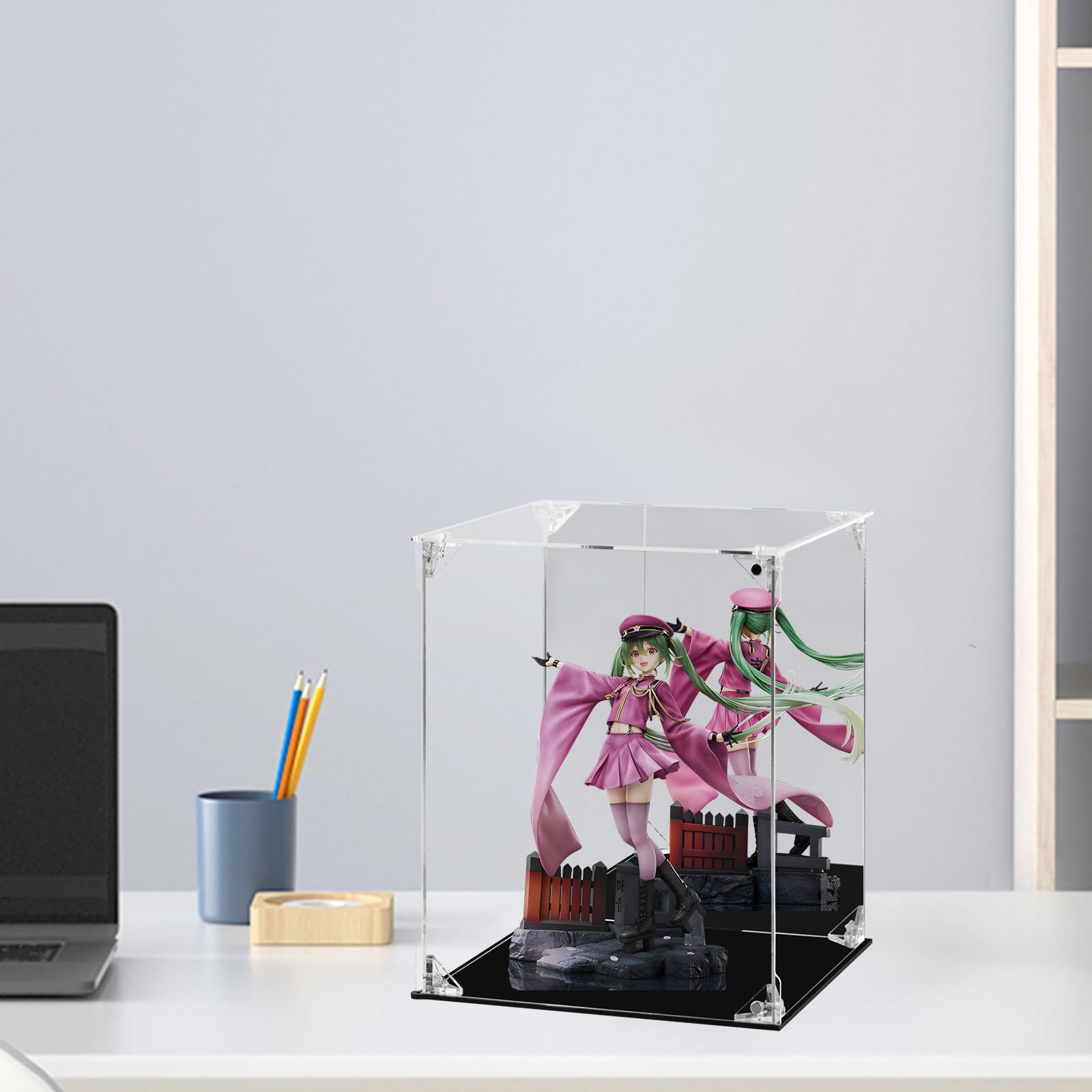 Amazon.co.jp: 11.8 x 7.9 x 7.9インチのディスプレイケース、収集品の