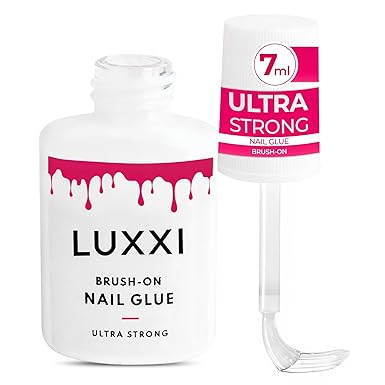 Amazon.com: LUXXI Super Strong Brush On Nail Glue for Press On Nails