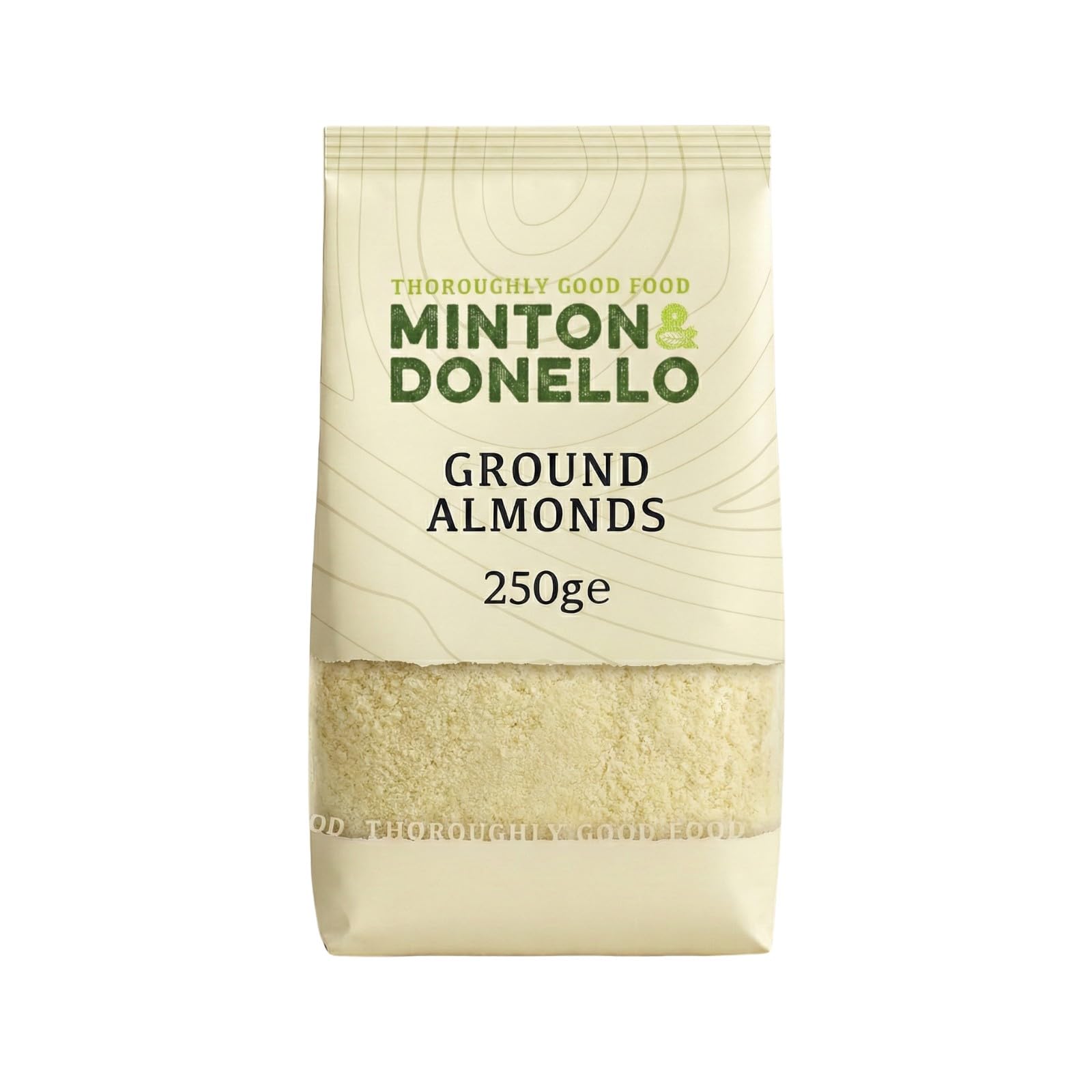 Minton & Donello Finely Ground Blanched Almonds 250g – Premium Baking Nuts, Smooth Texture for Cakes, Cookies, Pastries, Desserts & Savoury Recipes, Gluten-Free