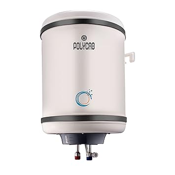 Polycab Eterna DLX 10L Storage Water Heater (Geyser 10 litres) 4 Star BEE Rated Heater (White)