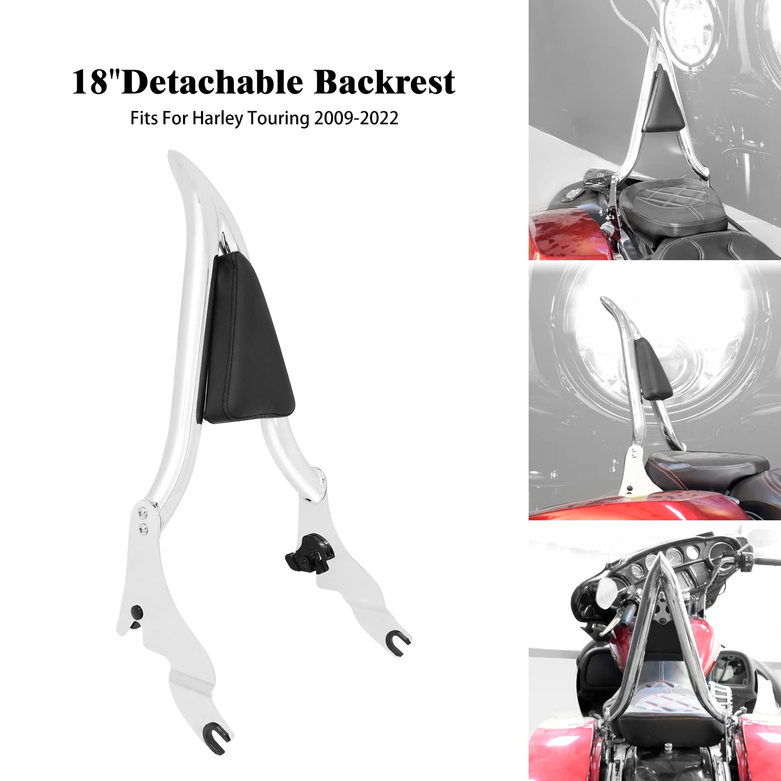 YHMTIVTU オートバイ　背もたれ　ハーレー用 YHMTIVTU オートバイ背もたれハーレー用