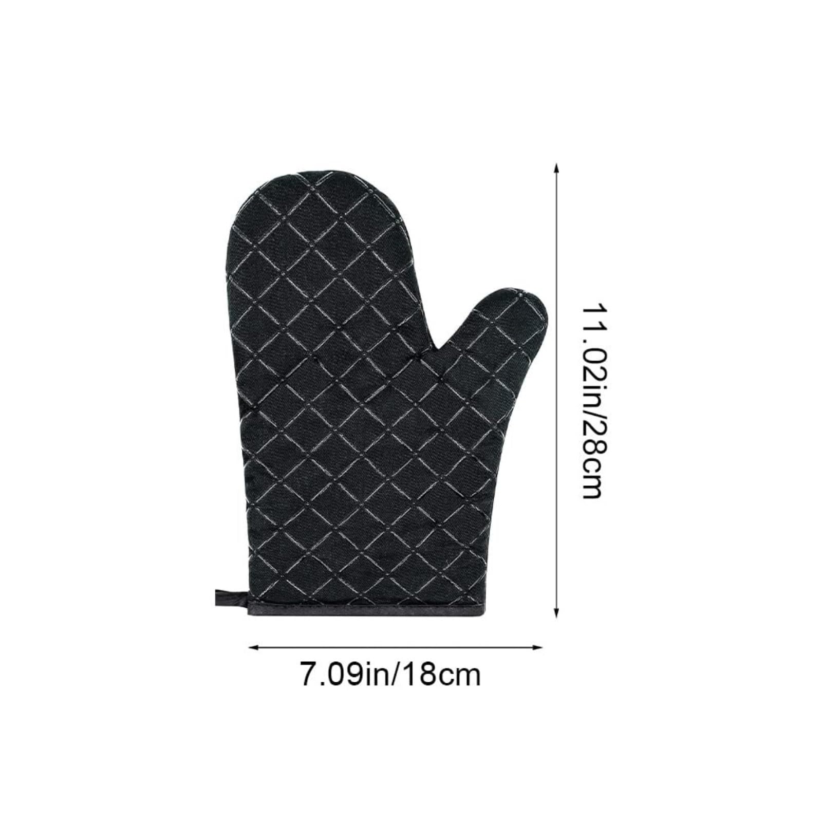 Manoplas Horno Paquete De 2 Manoplas For Horno, Guantes Antideslizantes Resistentes Al Calor For Cocinar, Hornear Y Asar Guantes Horno Cocina(Rot)