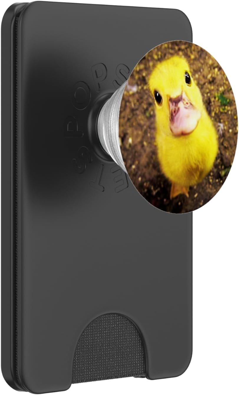 Cute Duck Pop Socket Yellow Bird PopSockets PopWallet for MagSafe