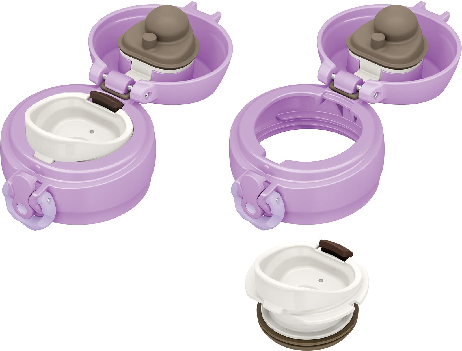 Thermos JNL-505 LV - Taza portátil aislada al vacío, 500 ml, lavanda