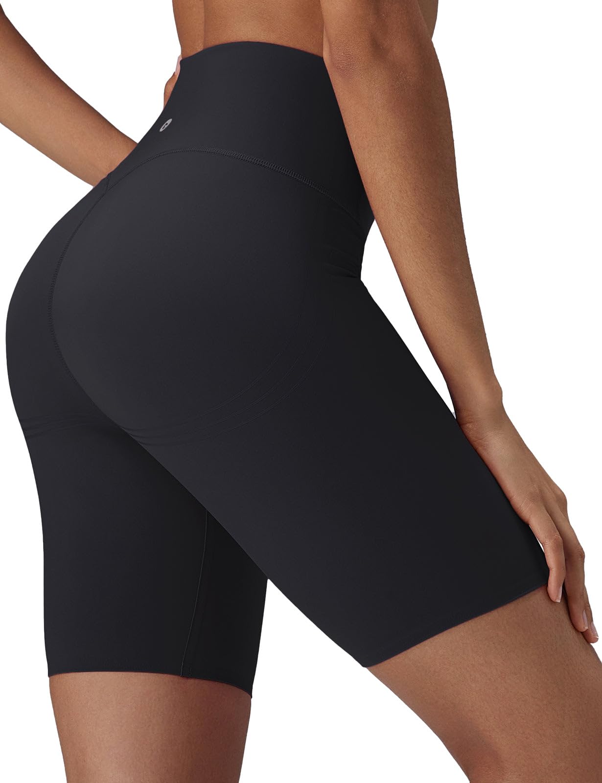 baleaf Sweatleaf Womens Biker Shorts 8 Long High Waist Tummy Control Butt Lifting Yoga Workout Running Spandex Short