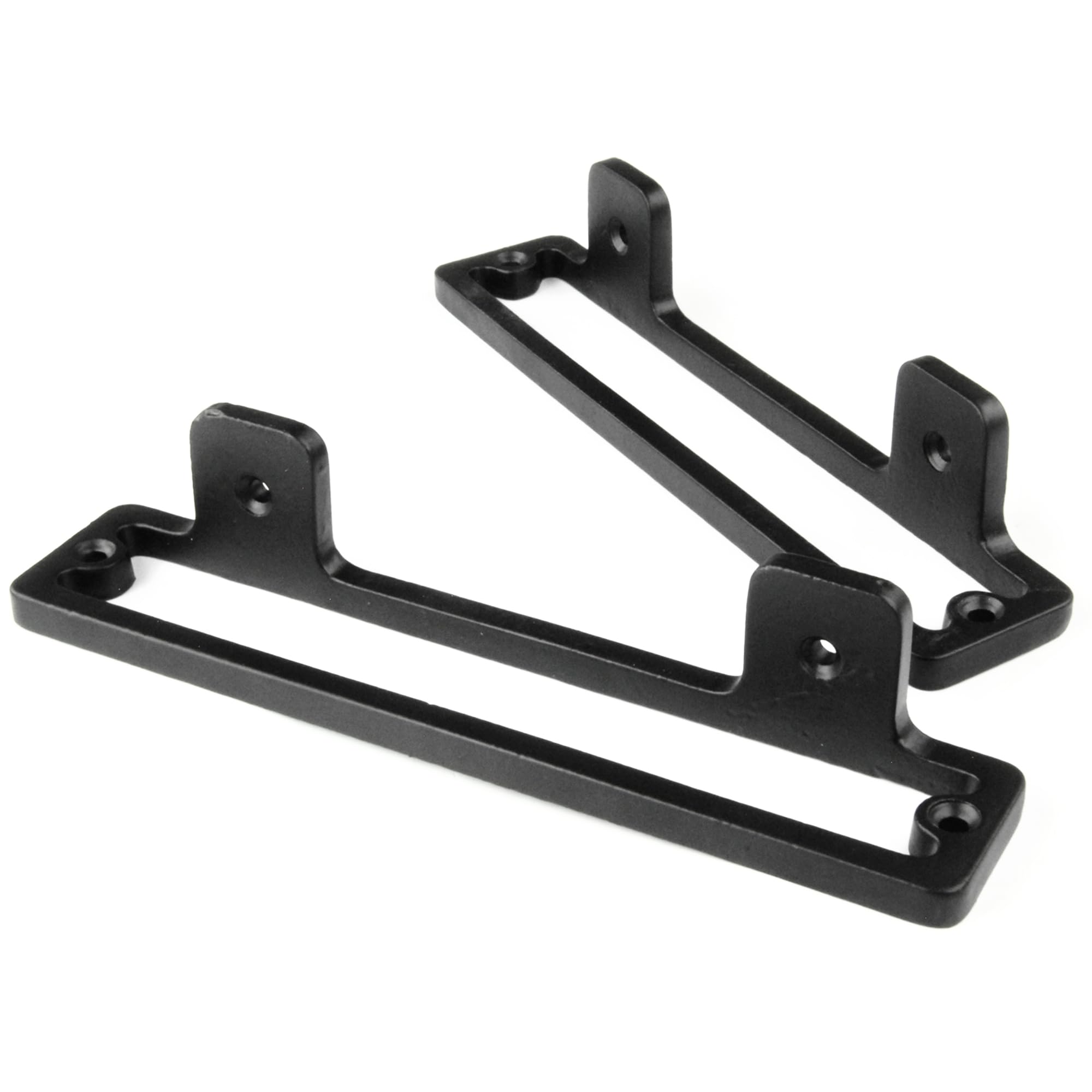 Underground Parts Satin Black A Pair Of Jones & Grey Hollow Cast Iron Alcove Shelf Brackets