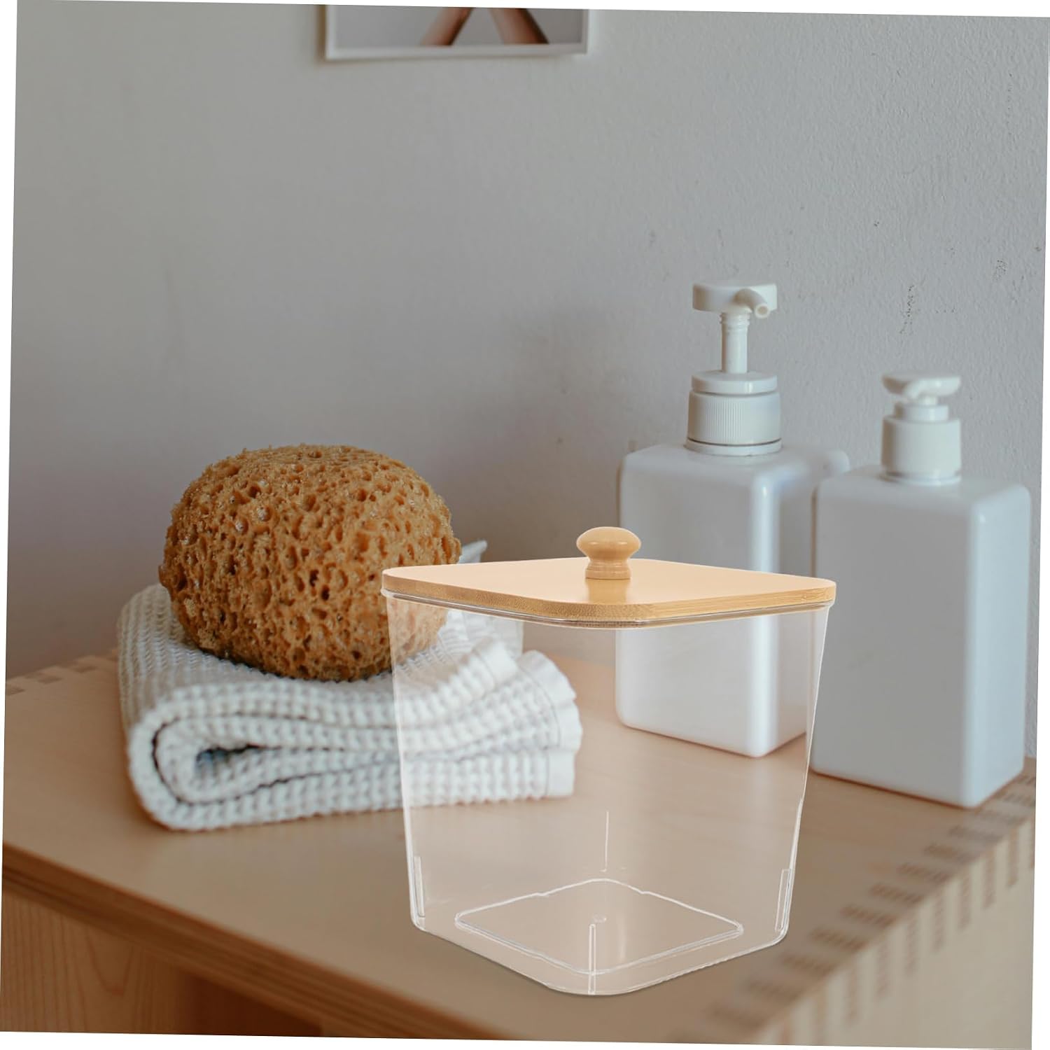 GLEAVI Laundry Powder Container Lid Large Storage Box for Washing Powder Dryer Sheets Scent Beads Efficient Laundry Organization for Spaces