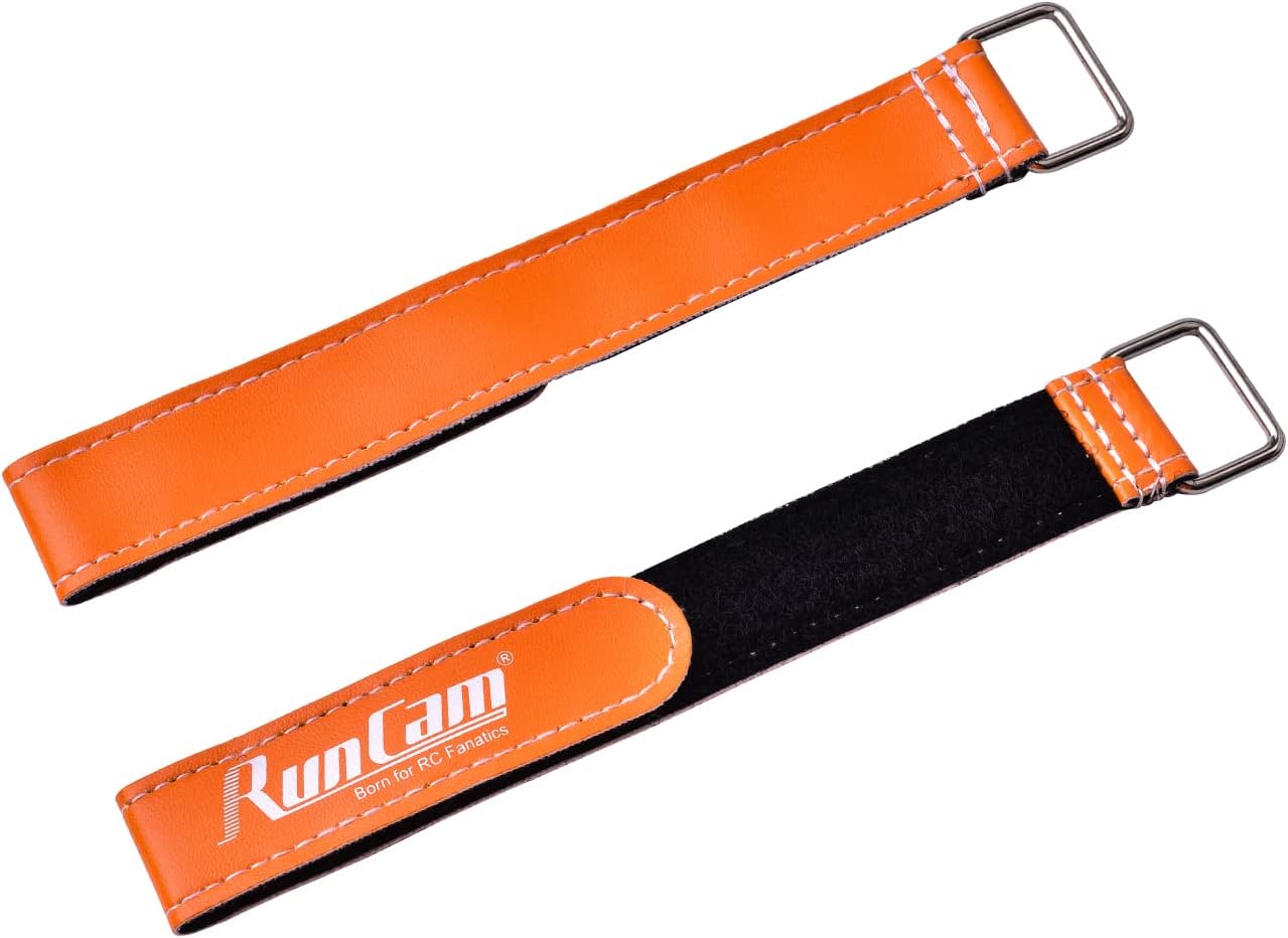 RunCam RC Battery Straps 10pcs FPV Batteries Strap 20x220mm Tie Down Rubberized Straps Non-Slip for FPV Drone RC Helicopters Planes Cars
