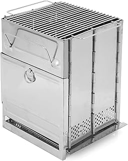 Tazweeq Wood Burning Camp Stove with Grid