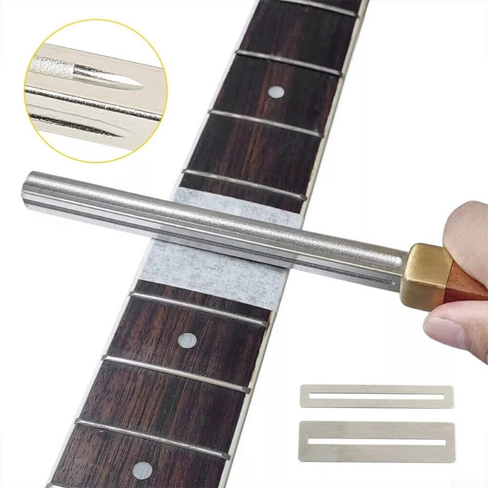 Lime à frettes multifonction pour guitare parfaitement adaptée à plusieurs instruments