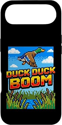Miniatura 26 de Funny Duck Hunting Pixel Art Retro Gamer 8-Bit Arcade Boom Case for iPhone 16 Pro