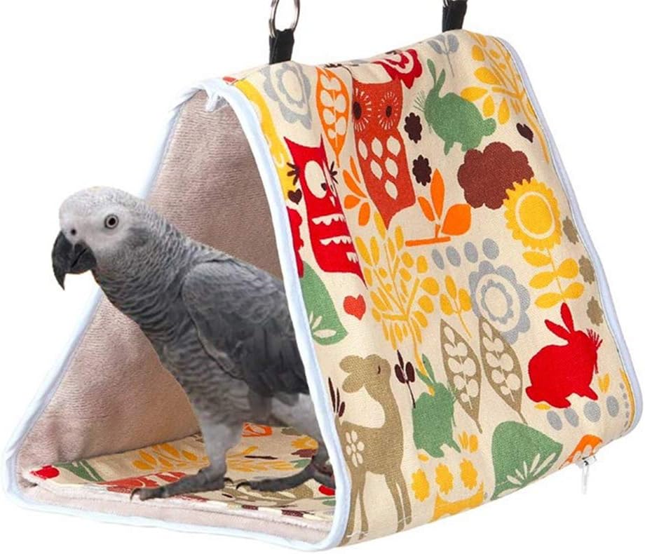 Warm Parrot Cage Bird Cage Bird Supplies Ferret Hammocks Pet Cage Hammock Pet Hammock Winter Bird Bed Hanging Bird House Parrot Hammock Small Pet Bed 2,m