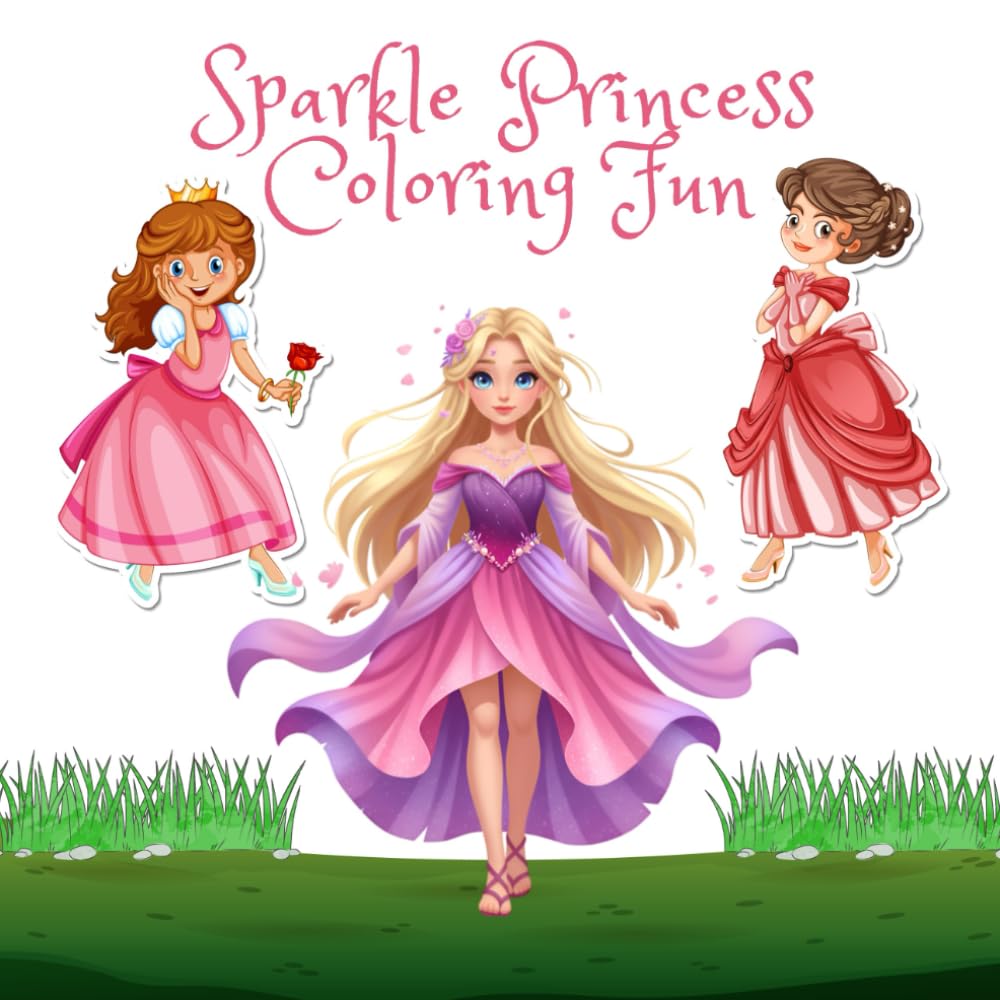Sparkle Princess Coloring Fun