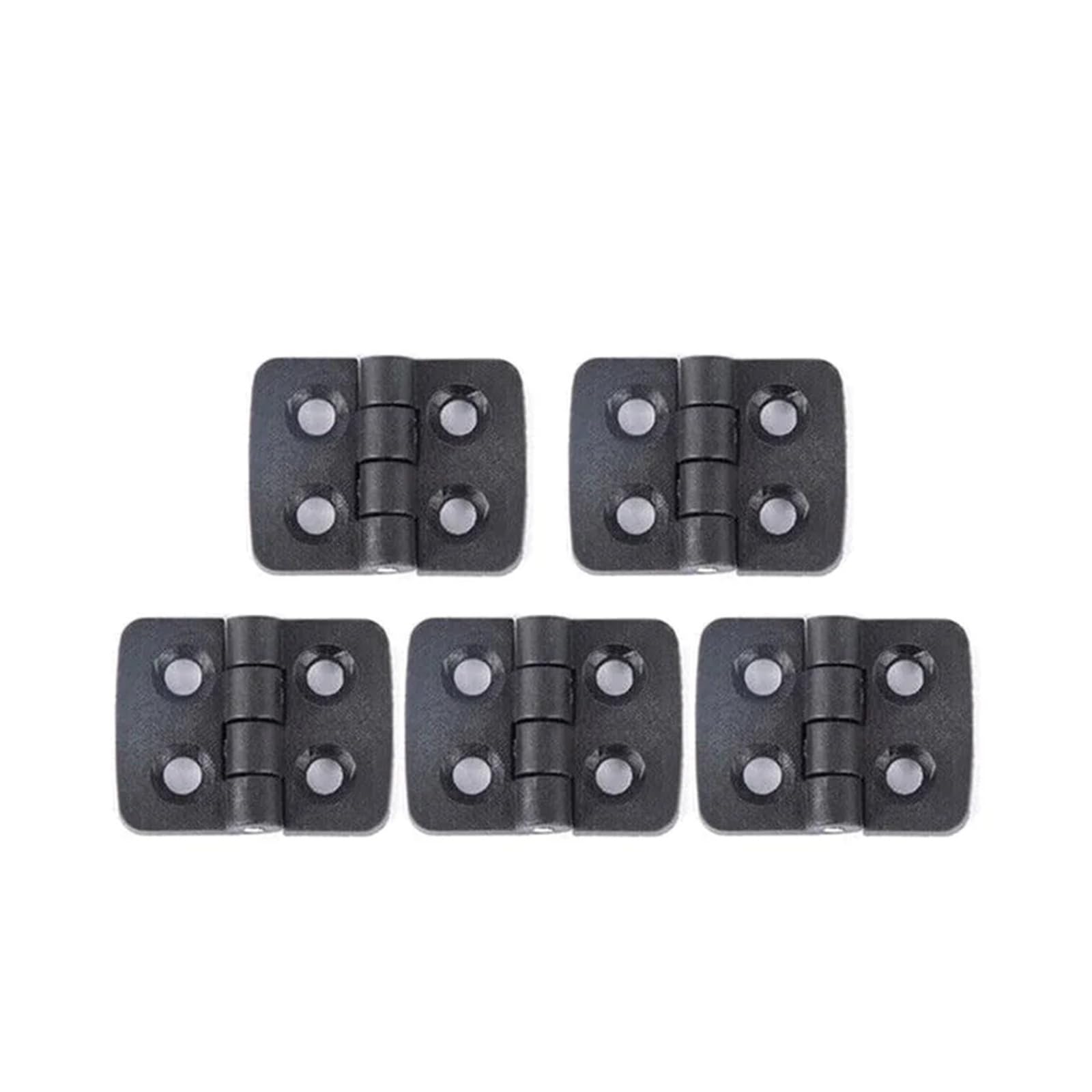 Ujzgbxqvshm One Color Folding Door Hinge,Black Plastic Cabinet Bearing Butt For Furniture 40 * 30Mm(5Pcs)